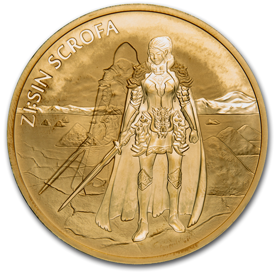 2019 South Korea 1 oz Gold ZI:SIN Scrofa BU (Ghost) 2019 South Korea 1 oz Gold ZI:SIN Scrofa BU (Ghost)